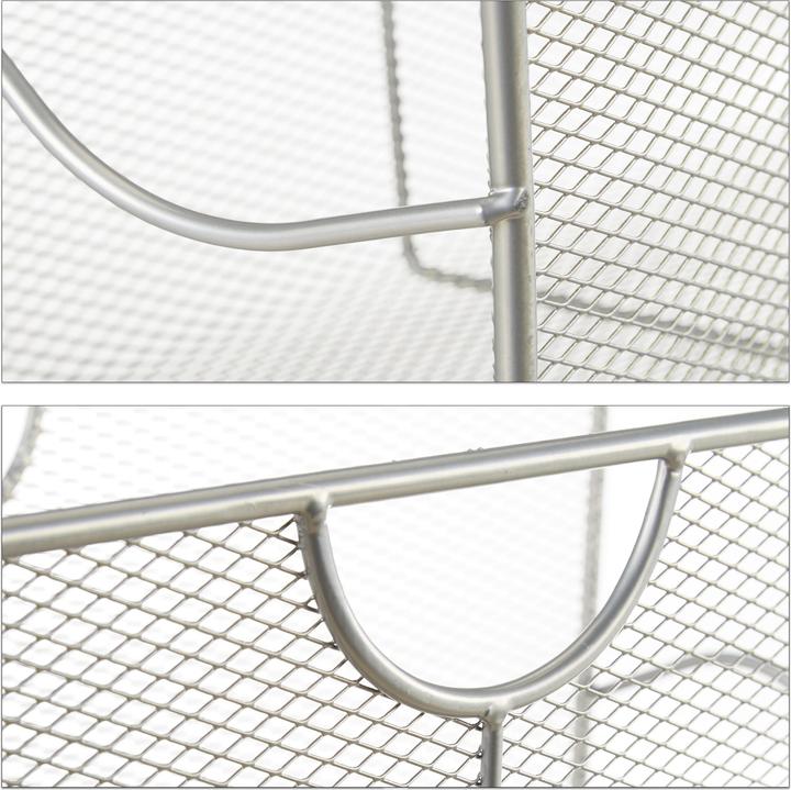 Actual product image Relaxdays Mesh Newspaper Stand (39 x 17 x 27 cm)