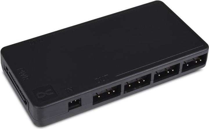 Produktbild Alphacool Core 11x 3-Pin DRGB Splitter - schwarz (11 Lüfter)