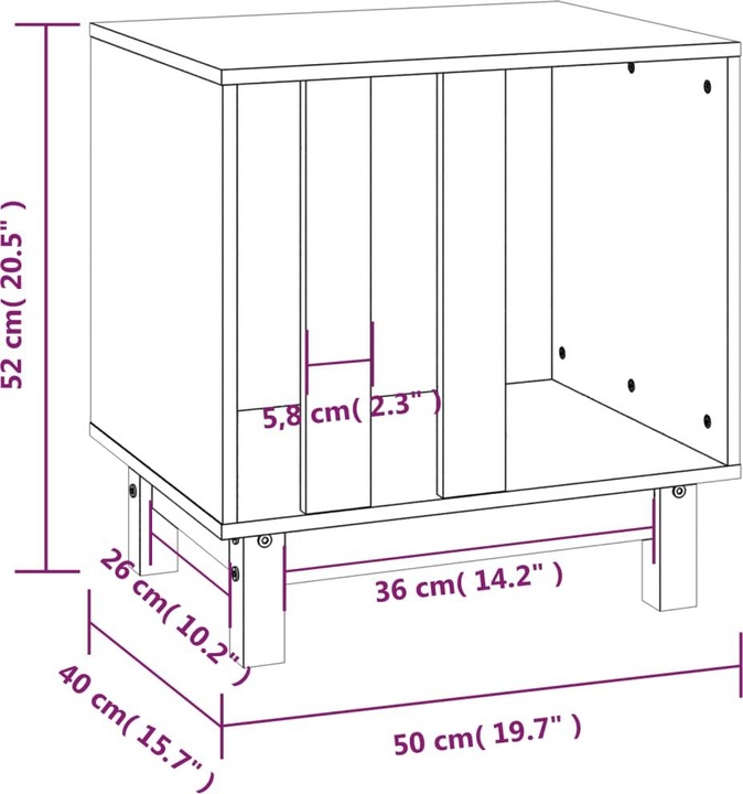 Actual product image VidaXL Herkko (Dog kennel)