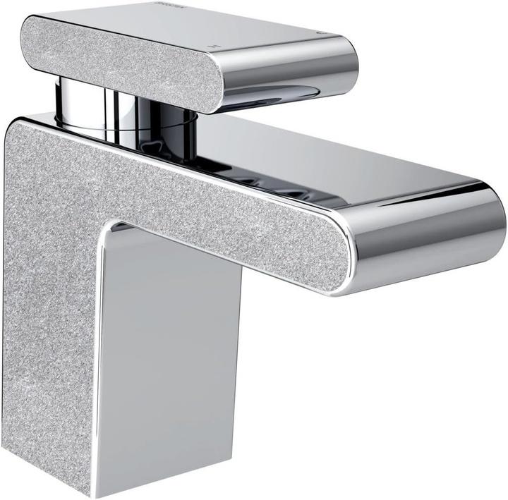 Bristan Pivot Single Lever Basin Filler with Ceramic Cartridge and Flexible Tails
