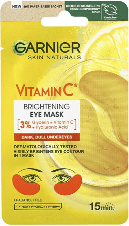 Garnier Skin Naturals Vitamin C Brightening Eye Mask - Brightening Eye Mask with Vitamin C 1.0pcs (Eye patches, Day, Night, 5 g)