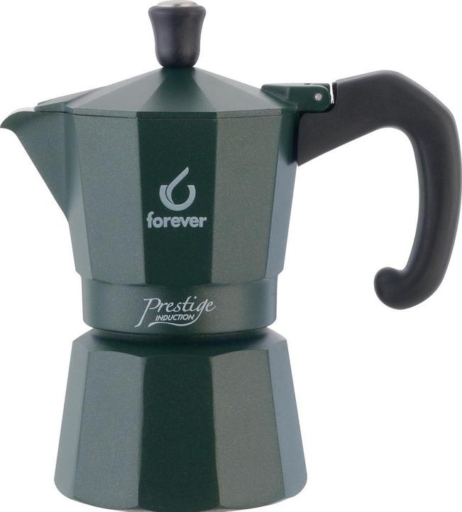 Forever Kaffeezubereiter Moka Prestige Induktion 2 Tassen (2 Tassen)