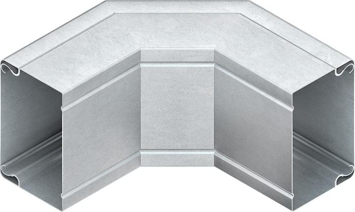 Image du produit Niedax NIE LUAD60.100E3 Angle extérieur 2x45° avec couvercle 60x100mm Acier inoxydable (11 cm)