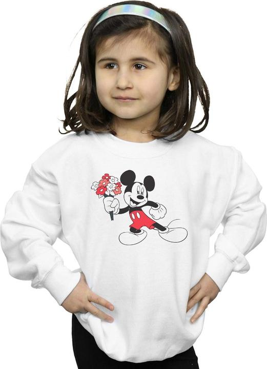 Produktbild Disney Mickey Mouse Flowers Sweatshirt Mädchen (128)