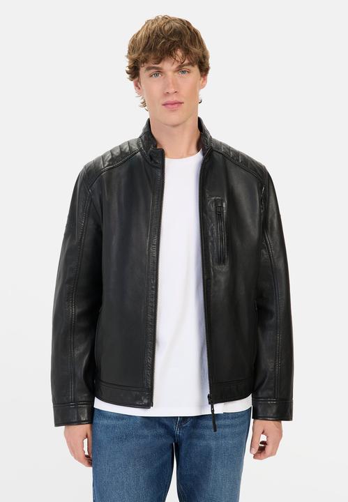 Produktbild Camel Active Lederjacke mit Reissverschlusstaschen (56)