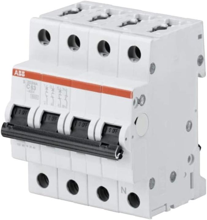Actual product image ABB S203-C50NA Automatic circuit breaker 50A pro M compact 3p+NA