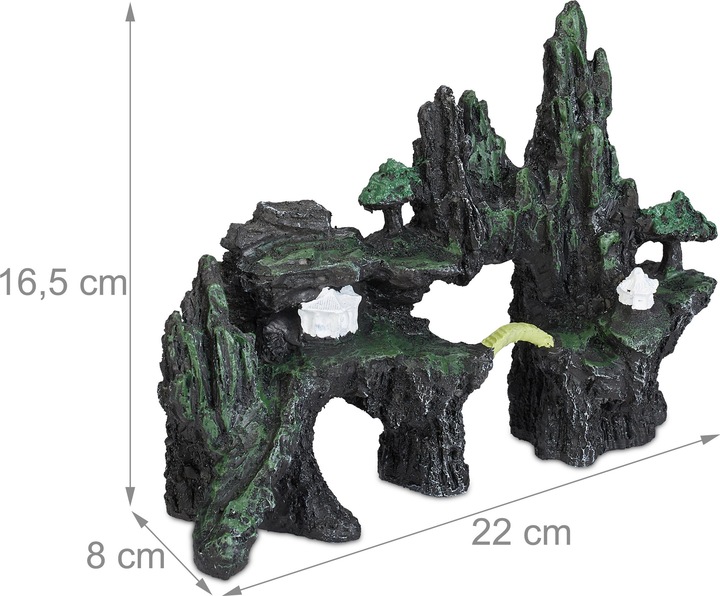 Actual product image Relaxdays Aquarium decoration (Cave, other buildings)