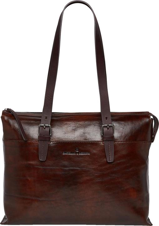 Produktbild Castelijn & Beerens & Beerens - Rien Laptop schoudertas 15,6 + tablet RFID | cognac -