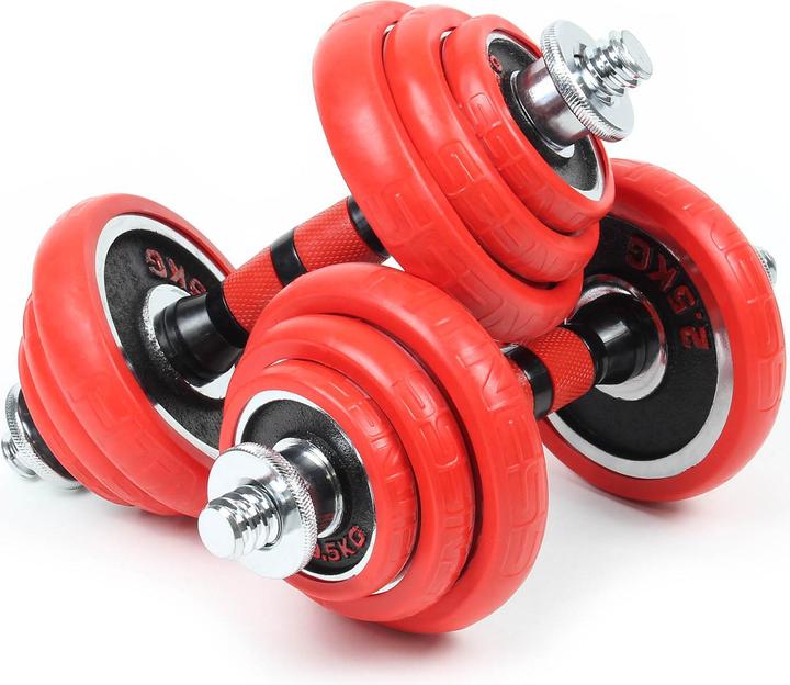 Produktbild Luxtri Hantelset (4 x 0.5 kg, 4 x 2.5 kg, 4 x 1.25 kg)