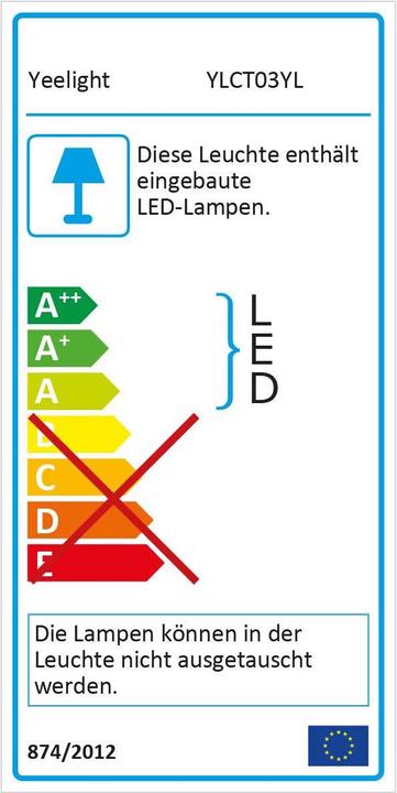Energie-Label Yeelight Staria Pro (350 lm)