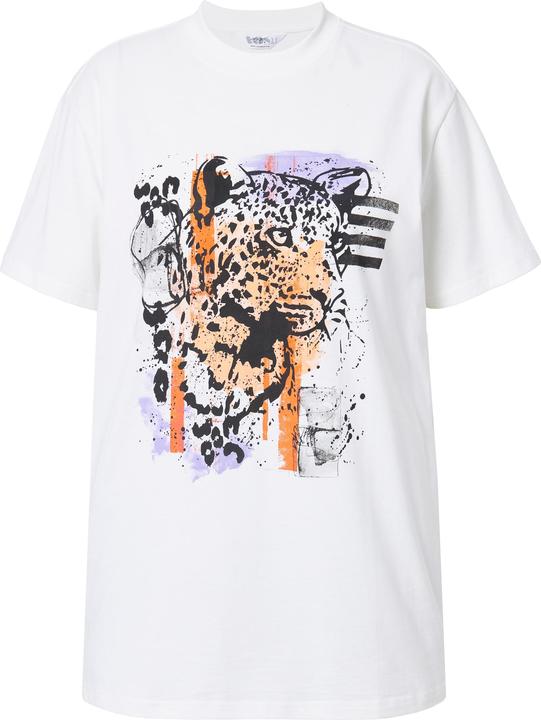 Actual product image Angel of Style T-shirt with leopard print and half sleeves (46)