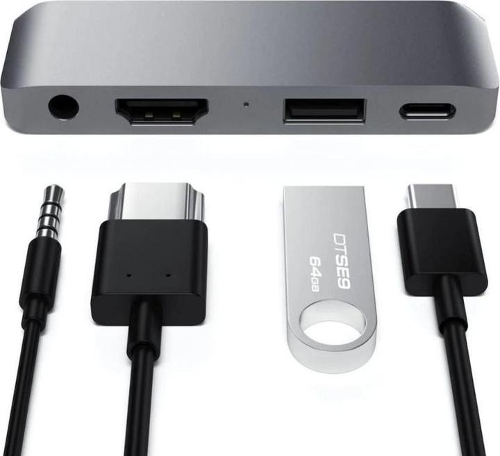 Actual product image Satechi Mobile Pro (USB-C, 4 ports)