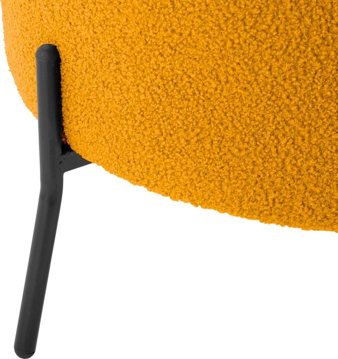 Actual product image Leitmotiv Chair Noble Teddy Curl