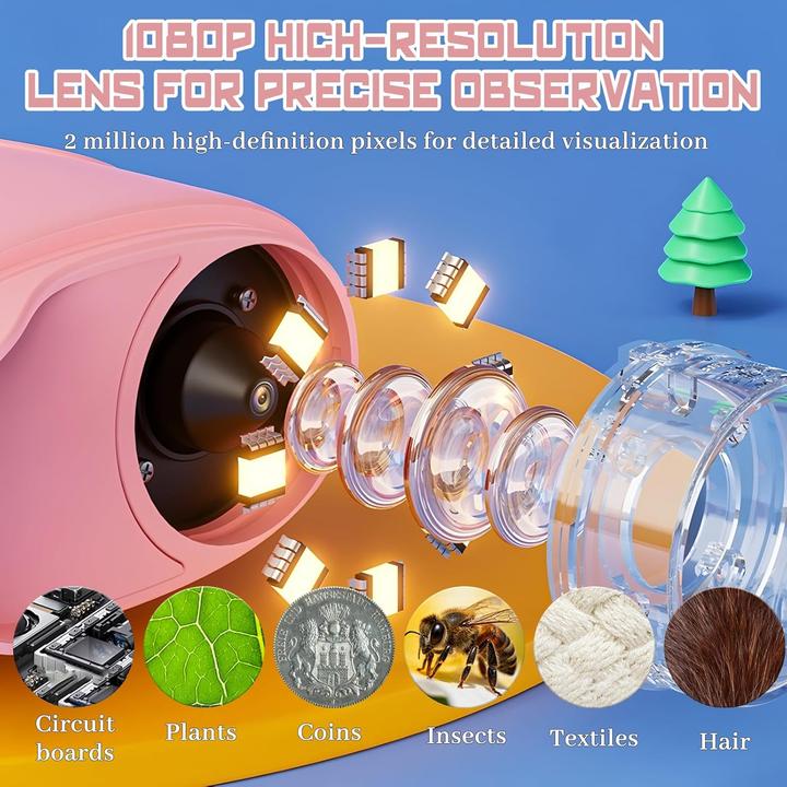 Actual product image Ahydfsr Mikroskop für Kinder