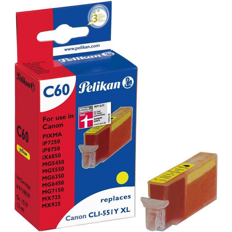 Pelikan, Druckerpatrone, Cli-551xl (Y)