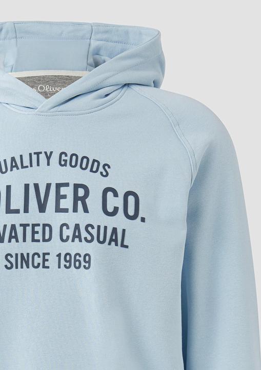 Produktbild s.Oliver Sweatshirt Sweatshirt aus Baumwollmix mit Frontprint (M)