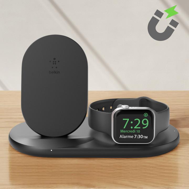 Produktbild Belkin BoostCharge 3-in-1 Ladestation (7.50 W)