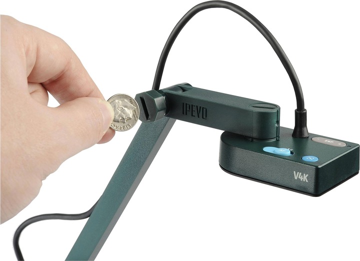 Produktbild Ipevo DOK V4K USB Ultra HD 8MP Mikro (4K, 34.5 x 25.5 cm)
