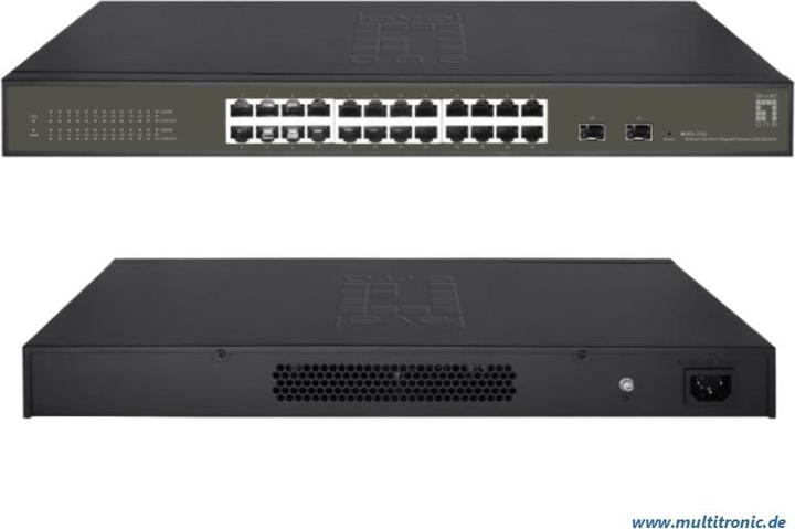 Produktbild LevelOne Switch 24x GE GES-2126 2xGSFP (26 Ports)