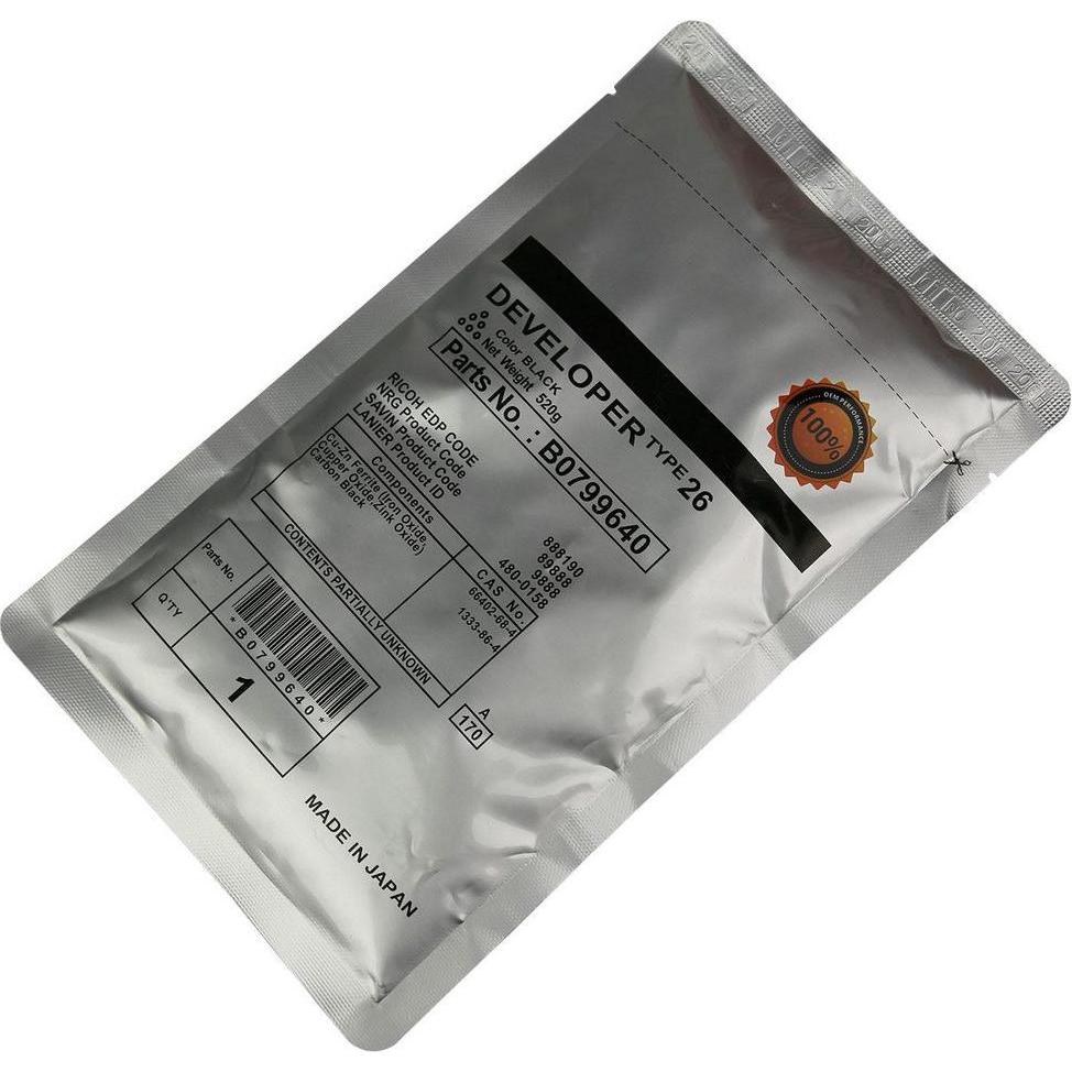 CoreParts Type 26 Developer (480 g/m², 1 x), Fotopapier, Silber