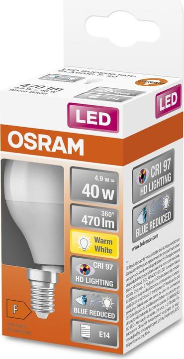Image du produit Osram LED Classic (E14, 4.90 W, 470 lm, 1 x, F)