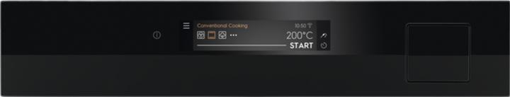 Actual product image AEG 9000 SteamPro® / built-in compact oven / WLAN-enabled / steam cleaning / Matt Black KSK898230T