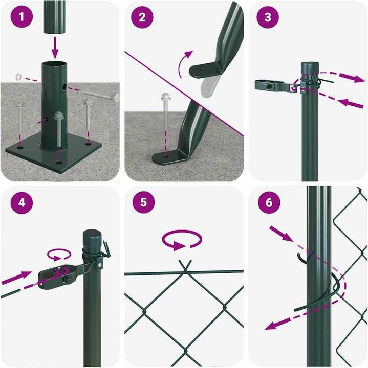 Produktbild vidaXL Zaunpfosten