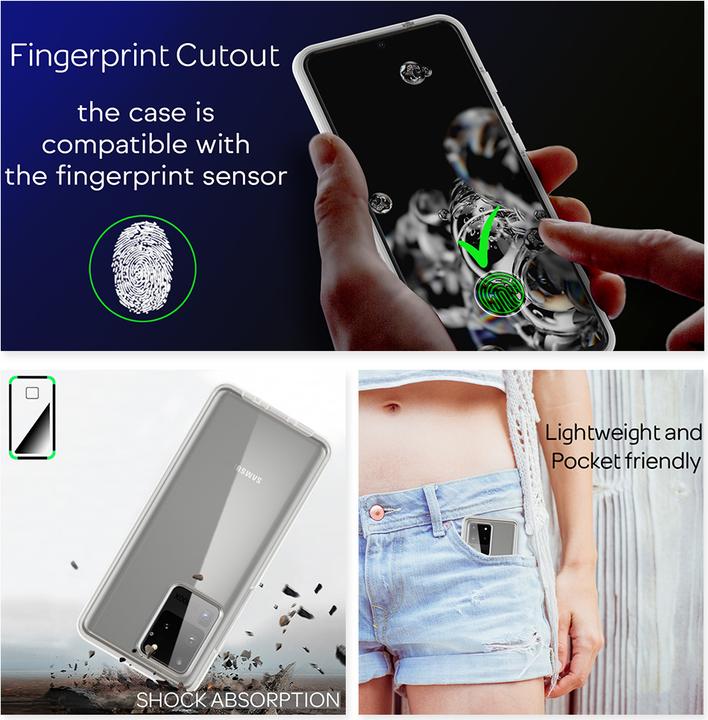 Actual product image Nalia 360° mobile phone cover (Samsung Galaxy S20 Ultra)