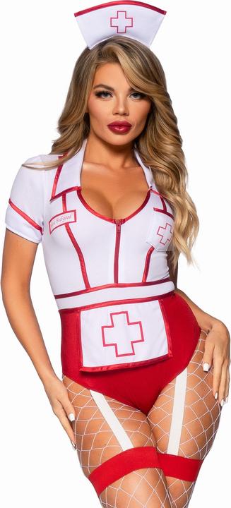 Actual product image Leg Avenue Sexy nurse costume red/white S (S)