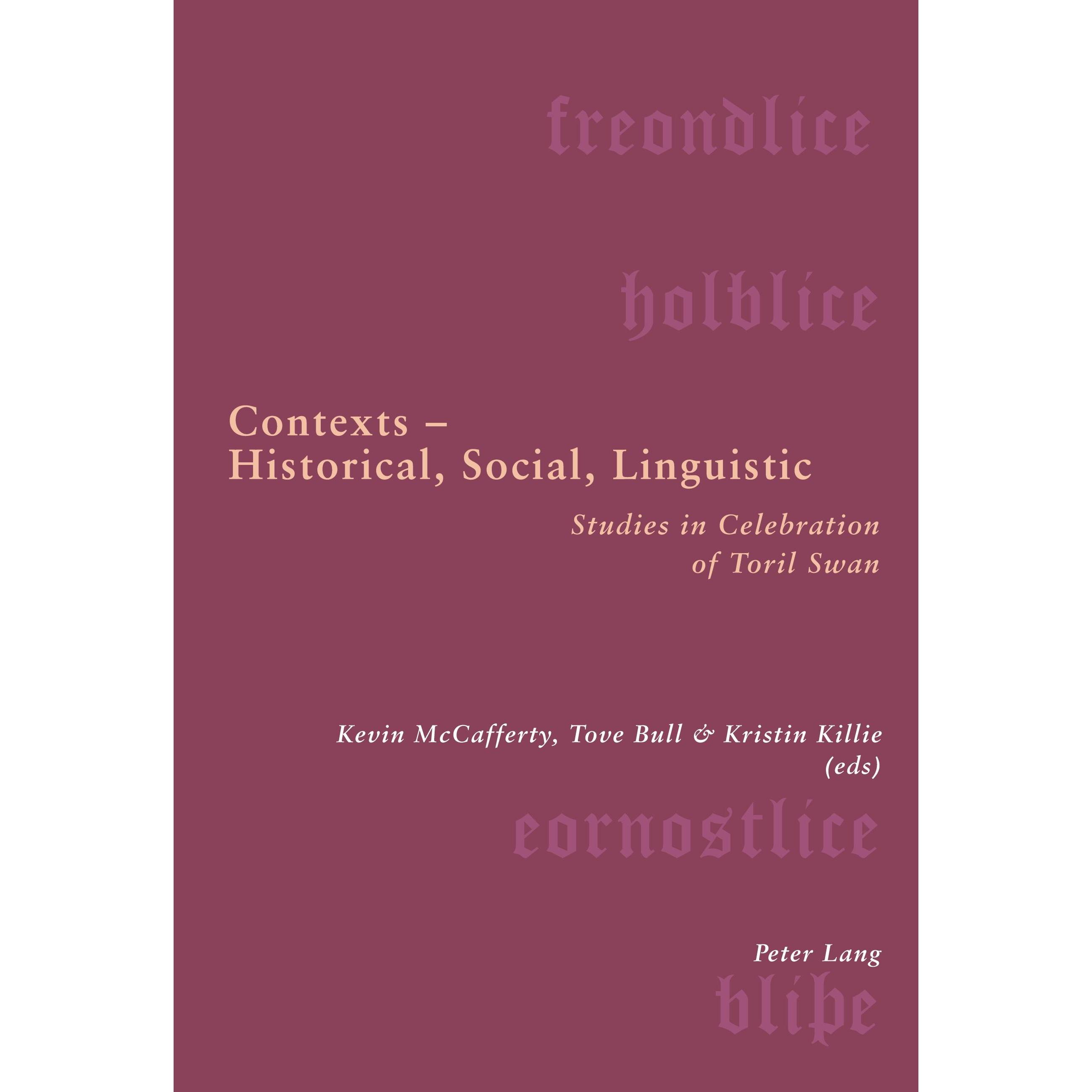Contexts - Historical, Social, Linguistic, Fachbücher von Kevin McCafferty, Tove Bull, Kristin Killie