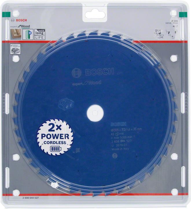 Actual product image Bosch Professional Zubehör Circular saw blade Expert for Wood, 305 x 2.2/1.6 x 30, 42 teeth