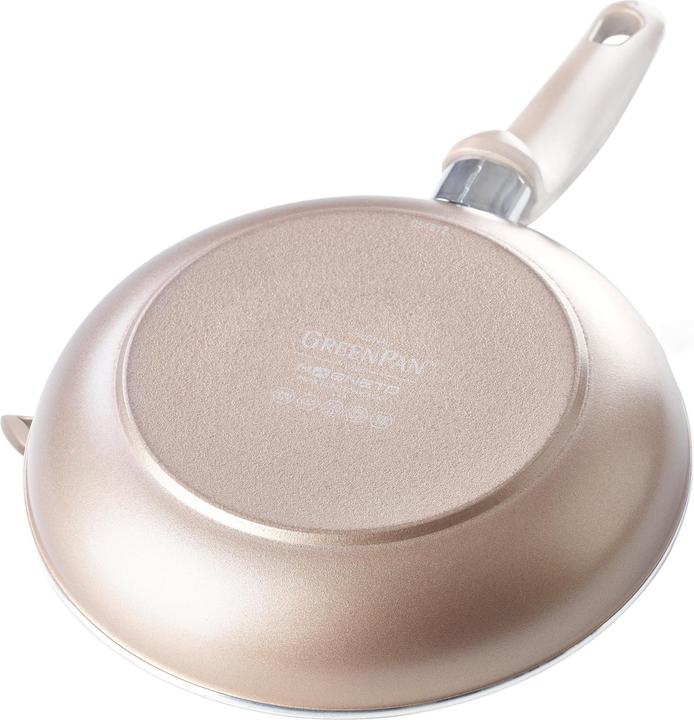 Image du produit Greenpan Cambridge Inductie Hapjespan met Deksel - 28 cm - PFAS-vrij - Brons (Cocotte + faitout, Poêle à frire, Aluminium, 28 x 7 cm)