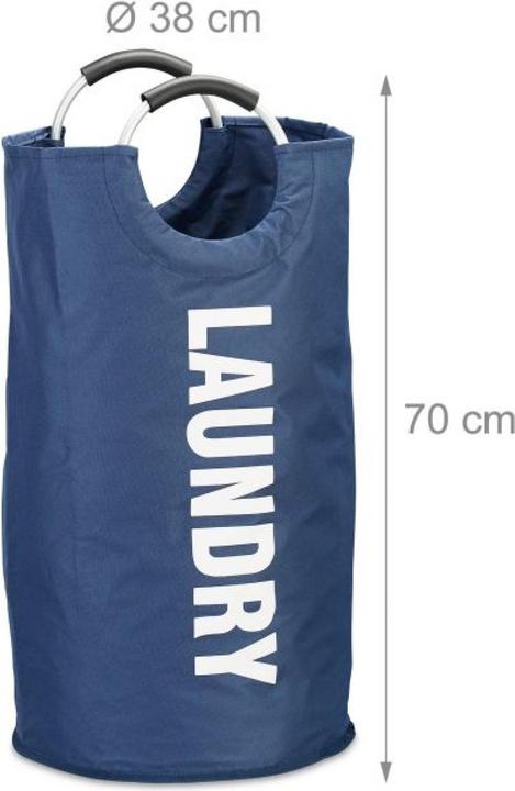 Immagine prodotto Relaxdays Sacco portabiancheria pieghevole (60 l)