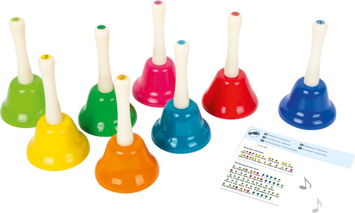 Produktbild small foot Handglocken-Set (Deutsch, Französisch, Italienisch, Englisch)