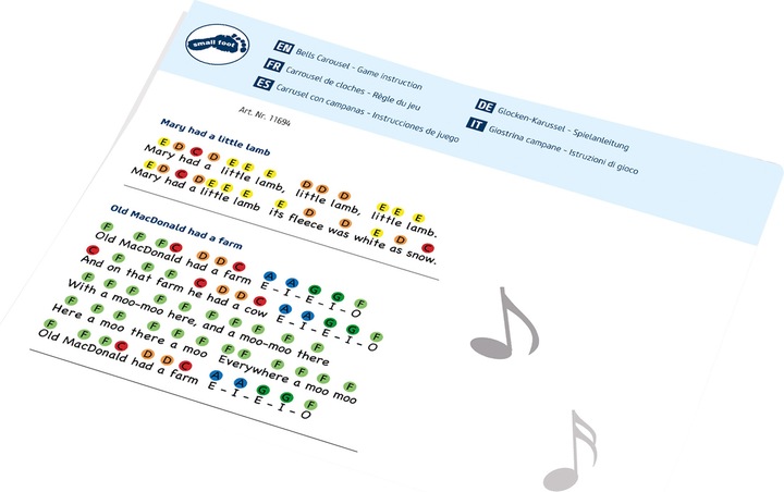 Produktbild small foot Glocken-Karussel (Deutsch, Französisch, Italienisch, Englisch)