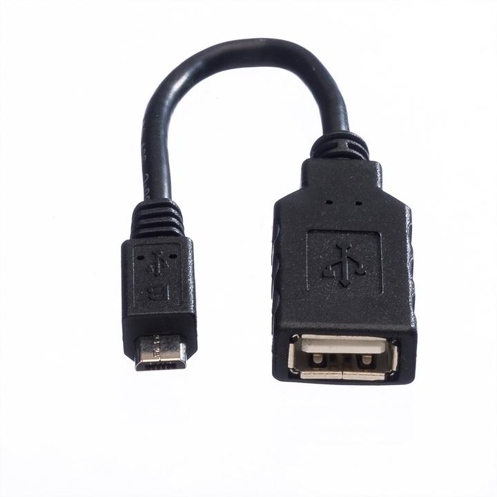 Produktbild Roline A zu Micro B (0.15 m, USB 2.0)