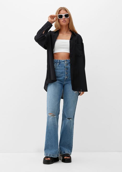 Immagine prodotto S.Oliver Bluse Crêpe-Bluse aus Viskosemix (34)