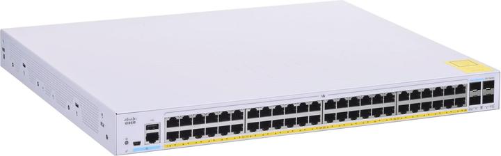 Actual product image Cisco PoE+ Switch CBS250-48P-4G-EU 52 Port (48 Ports)