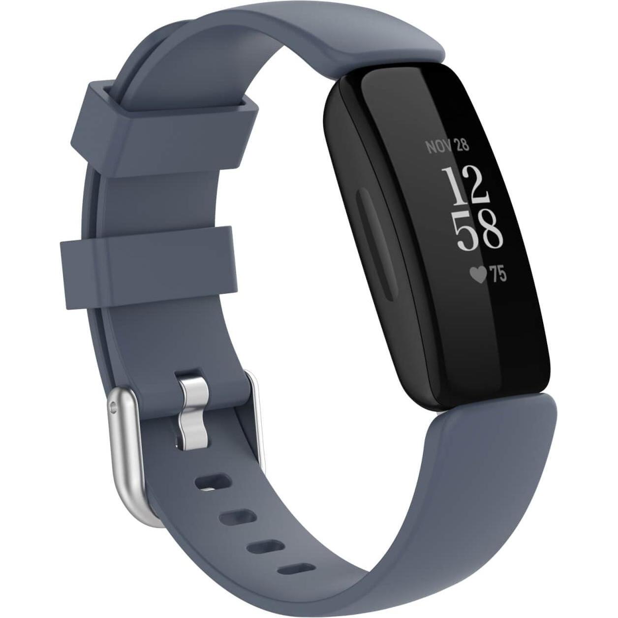Cover-Discount Fitbit Inspire 2 - Silikon Ersatzarmband grau (Silikon, Inspire 2), Uhrenarmband, Grau