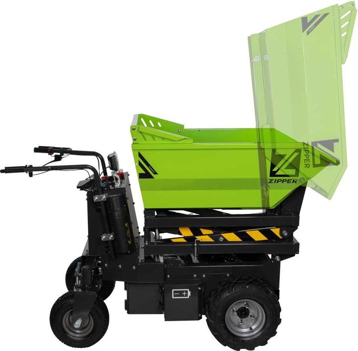 Produktbild Zipper E-Dumper mit hydraulischem Hebe-/Kippsystem
