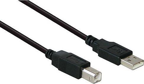 Produktbild Good Connections Anschlusskabel USB 2.0 Stecker A an Stecker B, Schwarz, 0,25m, ® (0.25 m, USB 2.0)