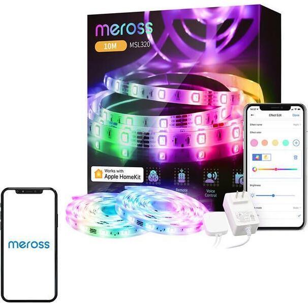 Actual product image Meross LED strips (Multicoloured, 500 cm, Indoor)