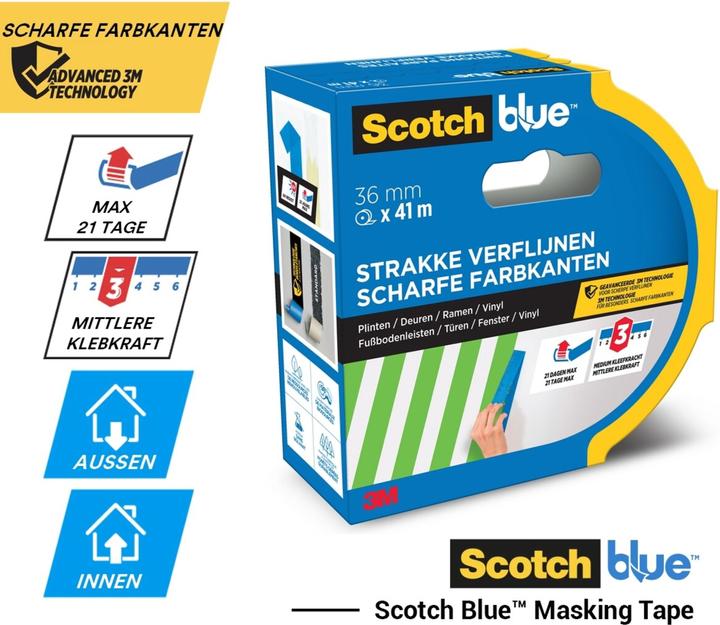 Immagine prodotto Scotch Nastro per mascheratura da imbianchino per linee nette (36 mm)