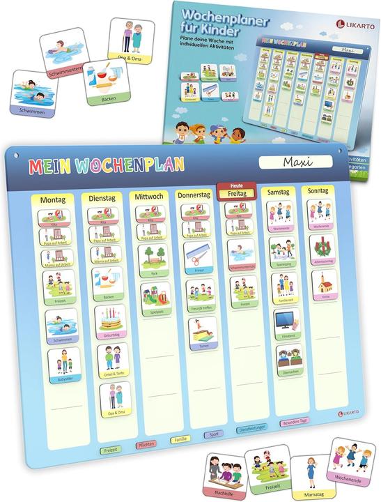 Produktbild Likarto Wochenplaner für Kinder