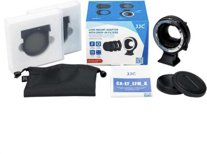 Immagine prodotto JJC CA EF EFM K Adattatore per montaggio filtri a caduta (filtri inclusi!)