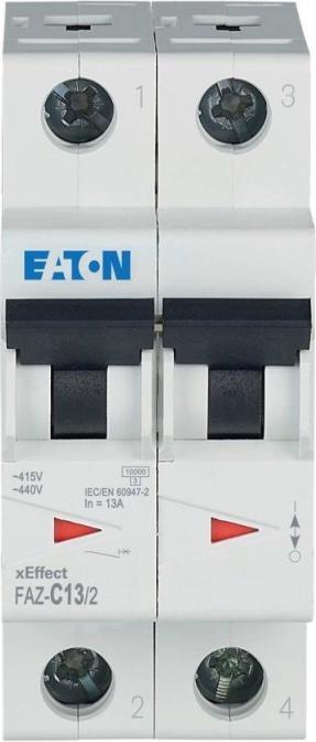 Produktbild Eaton MOE FAZ-C13/2 LEITUNGSSCHUTZSCHALTER 13A