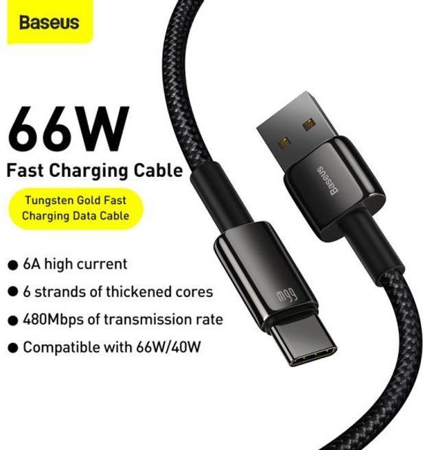Produktbild Baseus Tungsten Gold (1 m, USB 3.0, 66 W)