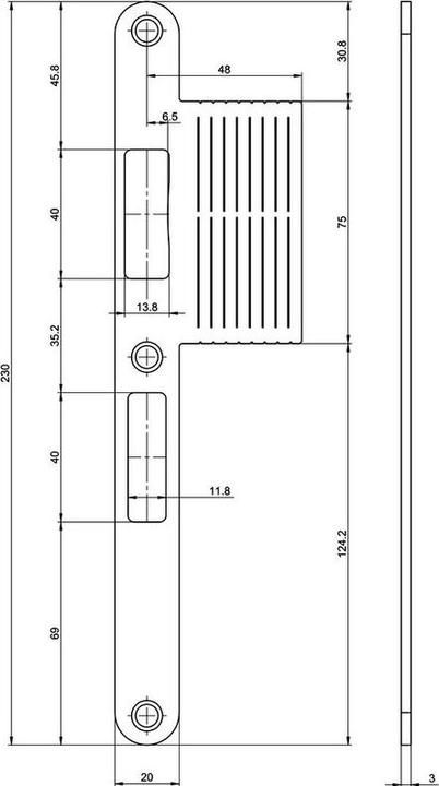 Produktbild MSL Haupt-Lappenschliessbleche B-40341H (Schliessblech)