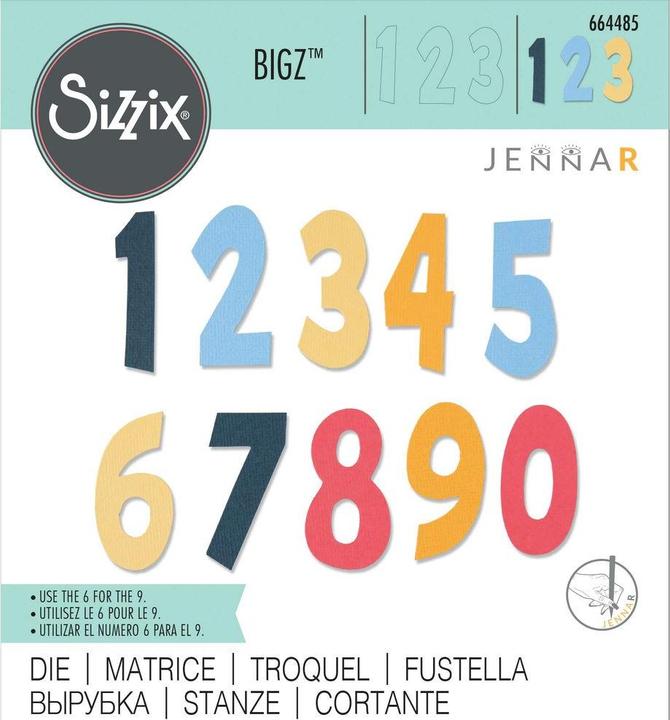 Actual product image Sizzix Bigz Die - Numeracy