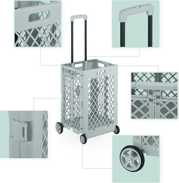 Actual product image Relaxdays shopping cart